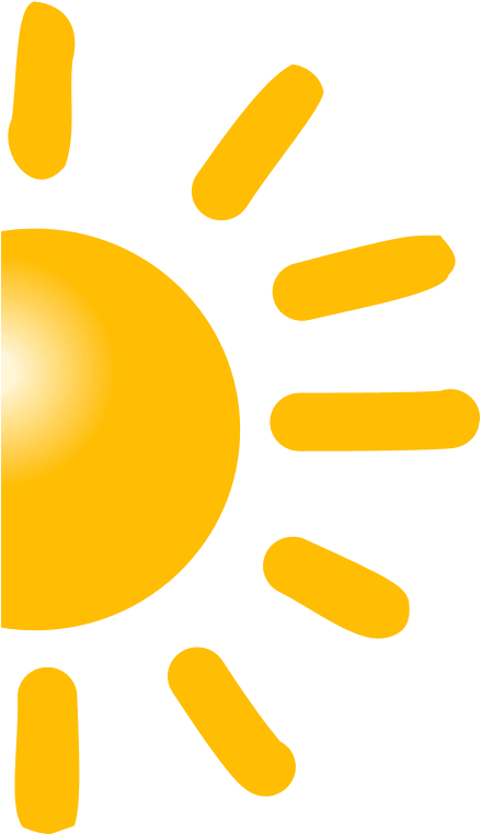 Sun Clipart Half Sun - Salute To The Sun - Free Transparent PNG Clipart Images Download. - Transparent PNG Free Download | PNGio