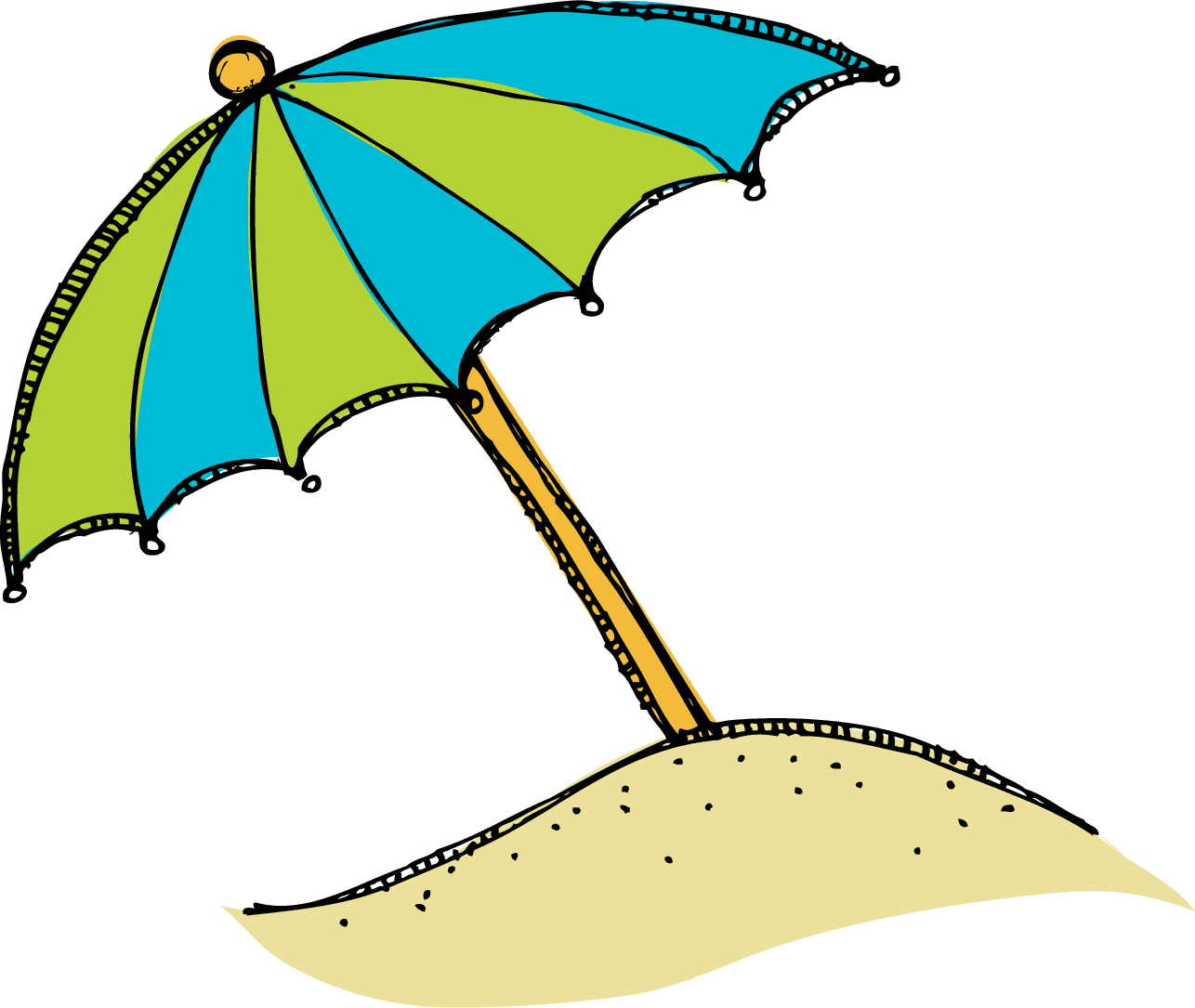 Beach Clip Art Clipart Image 4 2 - Sun Umbrella Clip Art - Free Transparent PNG Clipart Images Download. - Transparent PNG Free Download | PNGio