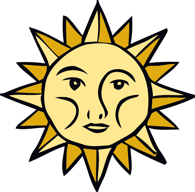 Sun Faces Clip Art - Live By Sun Embroidery Design - Free Transparent PNG Clipart Images Download. - Transparent PNG Free Download | PNGio