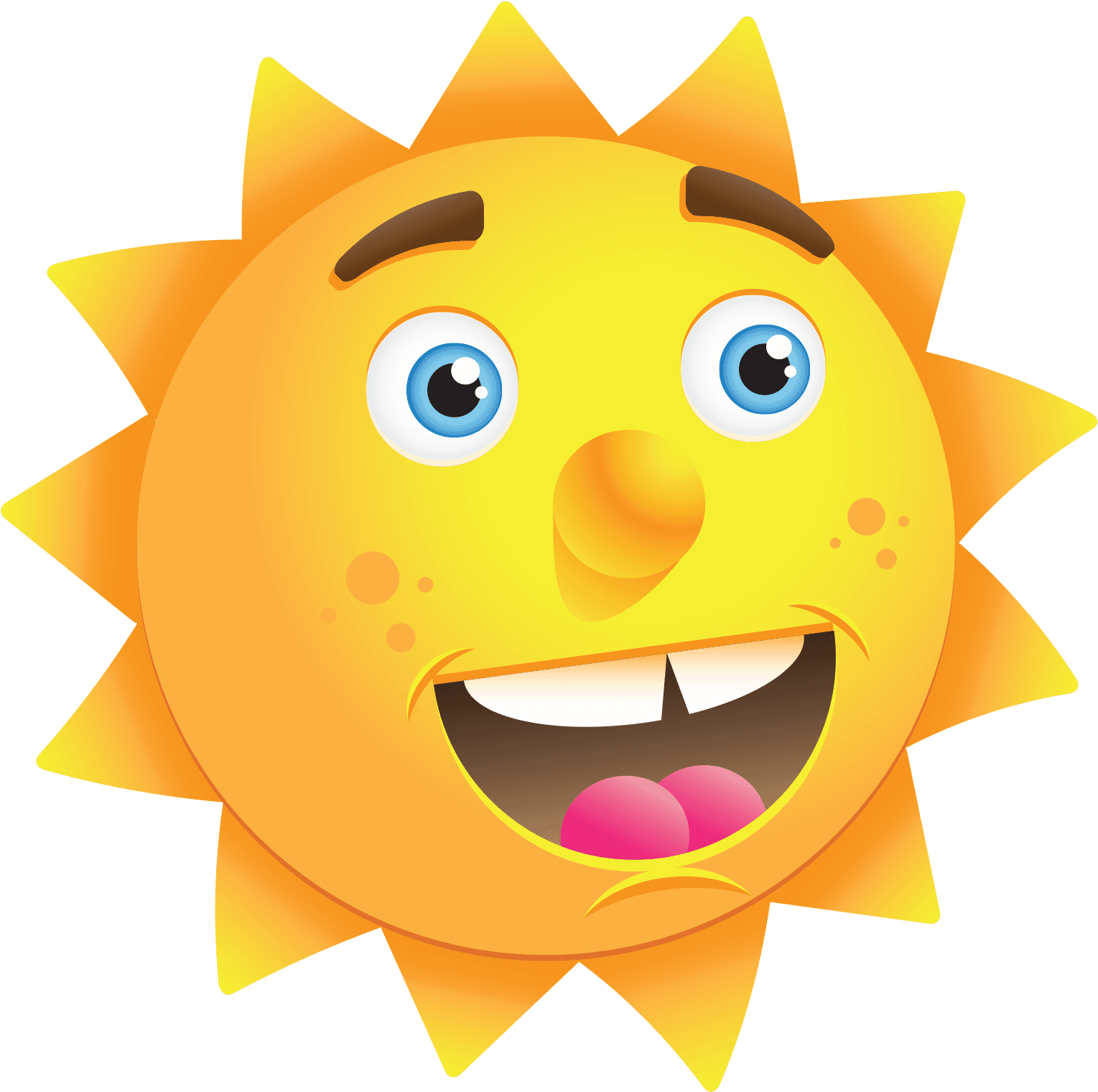 Happy Sun Character - Happy Sun Png - Free Transparent PNG Clipart Images Download. - Transparent PNG Free Download | PNGio
