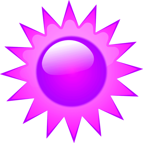 Cartoon Sun Clipart - Sun With Rays - Free Transparent PNG Clipart Images Download. - Transparent PNG Free Download | PNGio