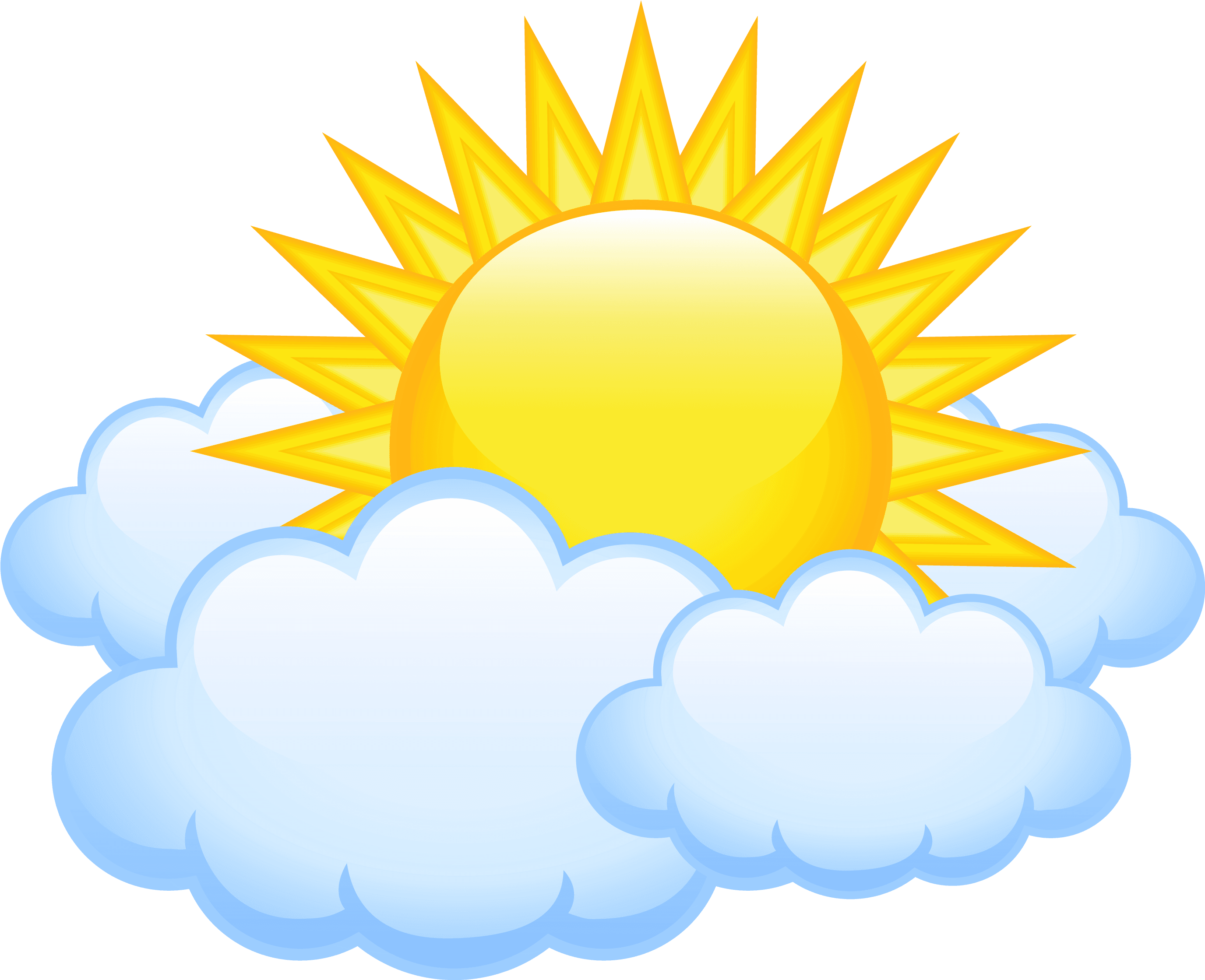 Sun With Clouds Transparent Png Picture - Sun And Clouds Clipart - Free Transparent PNG Clipart Images Download. - Transparent PNG Free Download | PNGio