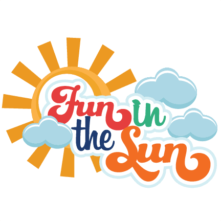 Large Fun In The Sun Title - Fun In The Sun Clip Art - Free Transparent PNG Clipart Images Download. - Transparent PNG Free Download | PNGio
