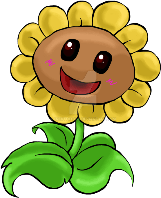 Happy Sunflower Clipart - Sun Flower Cartoon Images Png - Free Transparent PNG Clipart Images Download. - Transparent PNG Free Download | PNGio
