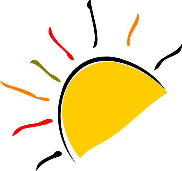 Clipart Info - Half Of A Yellow Sun - Free Transparent PNG Clipart Images Download. - Transparent PNG Free Download | PNGio