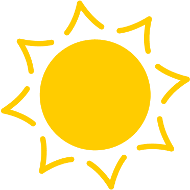 Summer Camp - Sun Flat Png - Free Transparent PNG Clipart Images Download. - Transparent PNG Free Download | PNGio