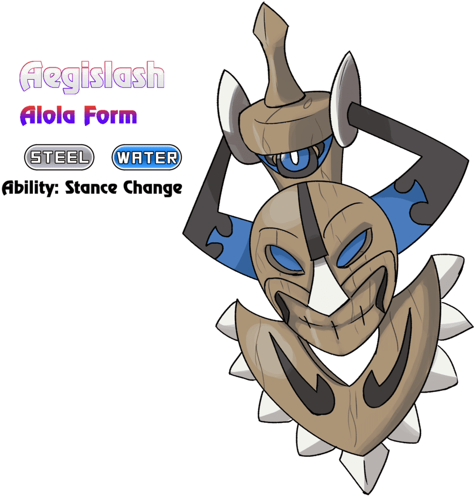 Alola Form By Locomotive111 - Honedge Sun And Moon - Free Transparent PNG Clipart Images Download. - Transparent PNG Free Download | PNGio