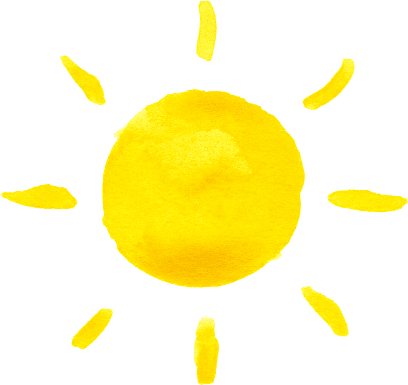 Free Download - Sun Watercolor Clipart - Free Transparent PNG Clipart Images Download. - Transparent PNG Free Download | PNGio