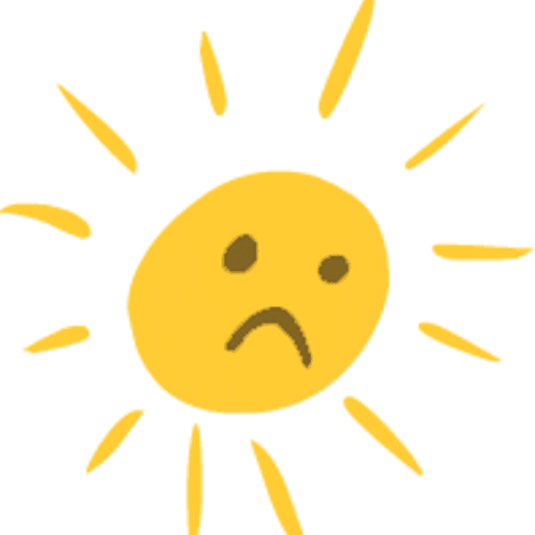 Sun With A Sad Face - Free Transparent PNG Clipart Images Download. - Transparent PNG Free Download | PNGio