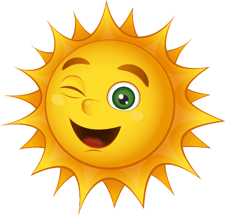 Source Of Vitamin D - Smiling Sun - Free Transparent PNG Clipart Images Download. - Transparent PNG Free Download | PNGio