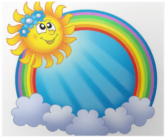 Sun And Rainbow - Free Transparent PNG Clipart Images Download. - Transparent PNG Free Download | PNGio