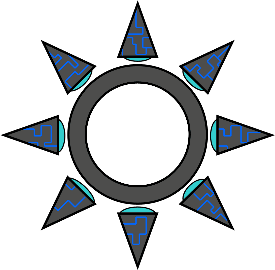 The Star-moon Alliance Created A Unique Design Of Land - Simple Sun And Moon - Free Transparent PNG Clipart Images Download. - Transparent PNG Free Download | PNGio