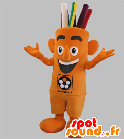 Mascotte De Bonhomme Orange, Géant Avec Les Cheveux - Hapisu New Spotsound Masot Yuru-chara Sun - Free Transparent PNG Clipart Images Download. - Transparent PNG Free Download | PNGio