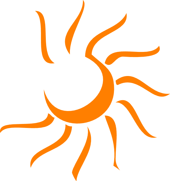 Orange Sun - Free Transparent PNG Clipart Images Download. - Transparent PNG Free Download | PNGio