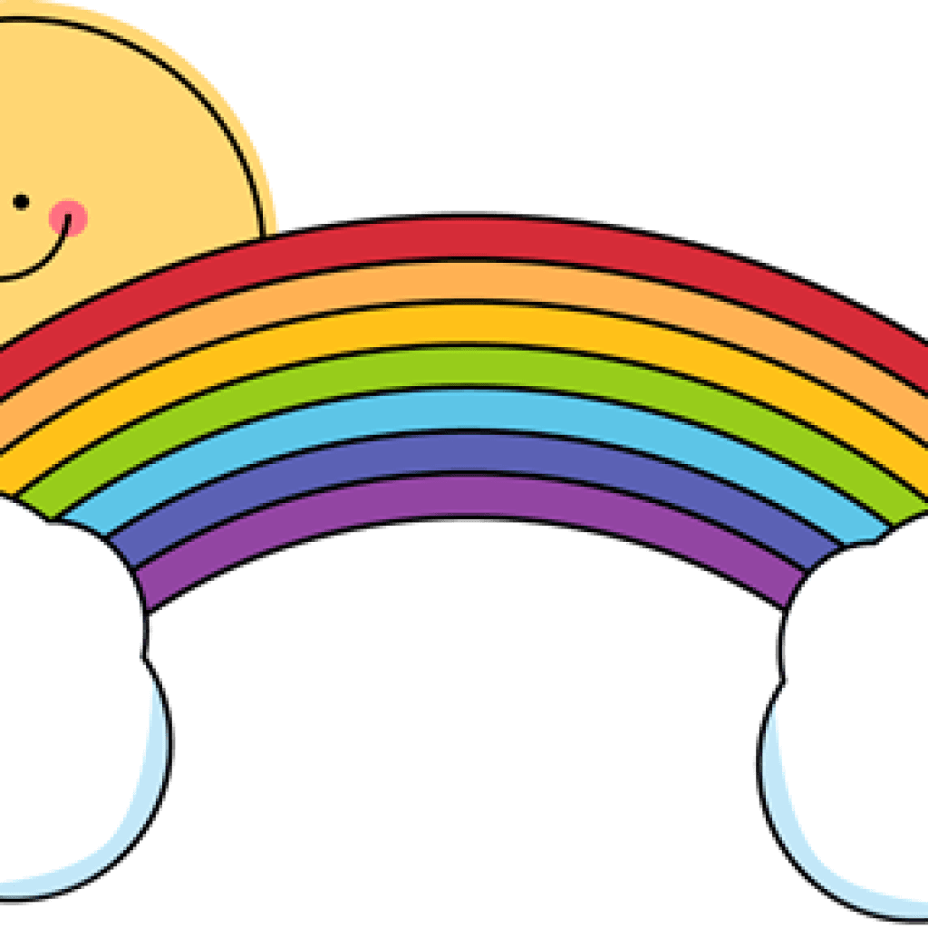 Rainbow Clipart Free Rainbow Clip Art Rainbow Images - Cartoon Sun And Rainbow Png - Free Transparent PNG Clipart Images Download. - Transparent PNG Free Download | PNGio