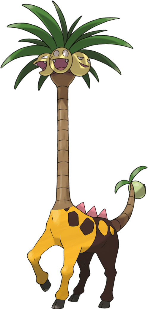 Pokémon Sun And Moon Giraffe Mammal Giraffidae Fauna - Exeggcute Evolution Sun And Moon - Free Transparent PNG Clipart Images Download. - Transparent PNG Free Download | PNGio
