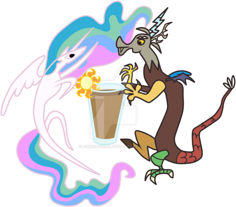 Celestia, Discord, Sun And Chocolate Milk By Agnessangel - Sun - Free Transparent PNG Clipart Images Download. - Transparent PNG Free Download | PNGio
