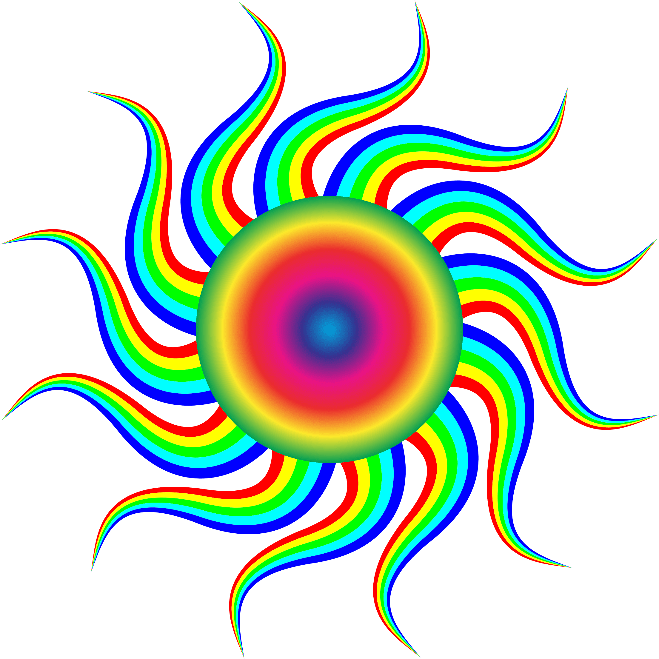 Big Image - Stylised Sun - Free Transparent PNG Clipart Images Download. - Transparent PNG Free Download | PNGio