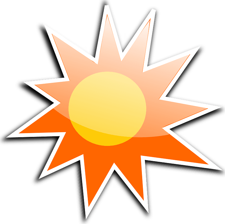 Heat Clipart Warmth - Sun Drawings Clear Background - Free Transparent PNG Clipart Images Download. - Transparent PNG Free Download | PNGio