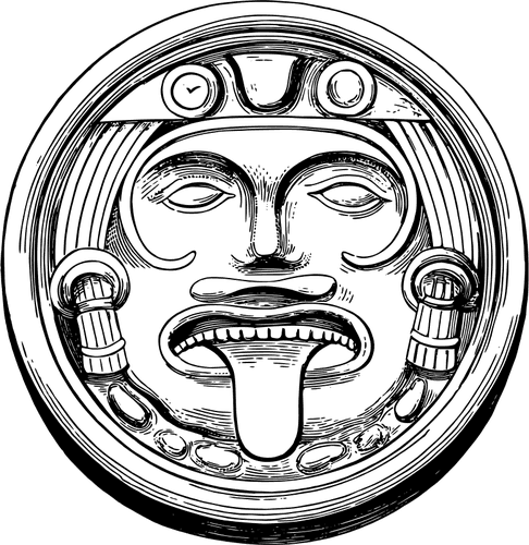 Svg Royalty Free Download Drawing At Getdrawings Com - Aztec Sun Stone Drawing - Free Transparent PNG Clipart Images Download. - Transparent PNG Free Download | PNGio