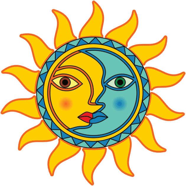 Summer Solstice - Sun And Moon South America - Free Transparent PNG Clipart Images Download. - Transparent PNG Free Download | PNGio