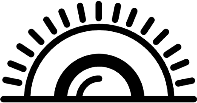 Sunset Clipart Half - Half Sun Clipart Black And White - Free Transparent PNG Clipart Images Download. - Transparent PNG Free Download | PNGio