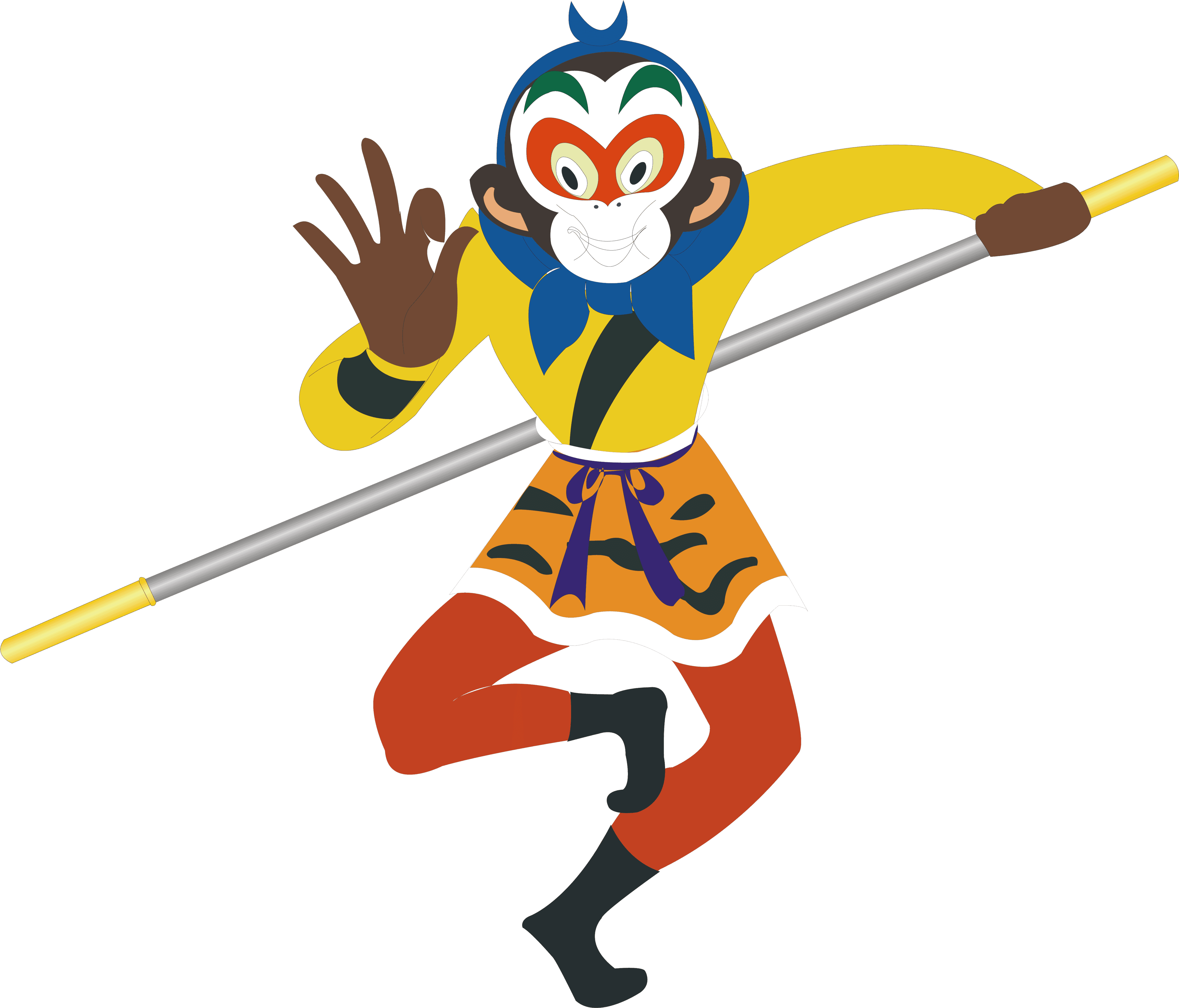 Sun Wukong Clipart - Sun Wu Kong Animation - Free Transparent PNG Clipart Images Download. - Transparent PNG Free Download | PNGio