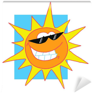 Grinning Sun Wearing Shades, Shining In A Blue Sky - Sun Clipart - Free Transparent PNG Clipart Images Download. - Transparent PNG Free Download | PNGio