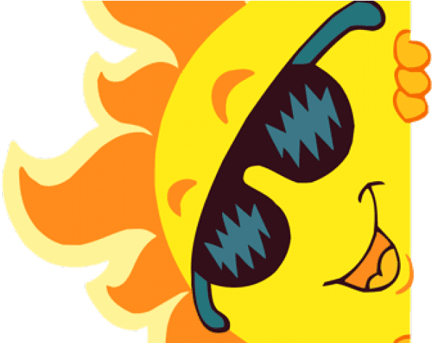 Sun Clipart Beach - Sun With Sunglasses - Free Transparent PNG Clipart Images Download. - Transparent PNG Free Download | PNGio