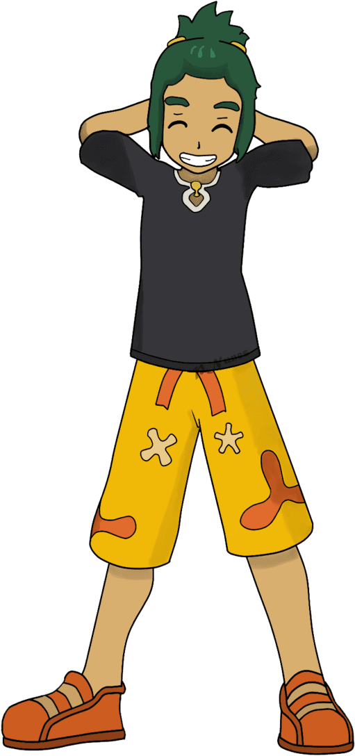 Rival Hau Pokemon Sun And Moon By Patrick-nunez - Pokémon Sun And Moon - Free Transparent PNG Clipart Images Download. - Transparent PNG Free Download | PNGio