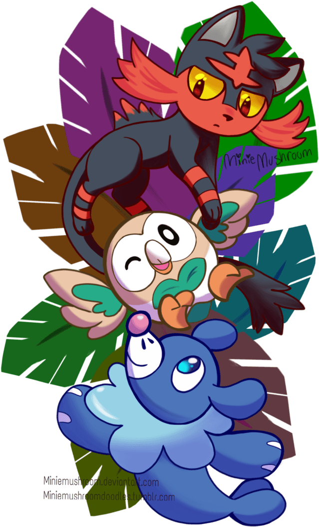 Pokemon Sun And Moon By Miniemushroom - Pokémon Sun And Moon - Free Transparent PNG Clipart Images Download. - Transparent PNG Free Download | PNGio