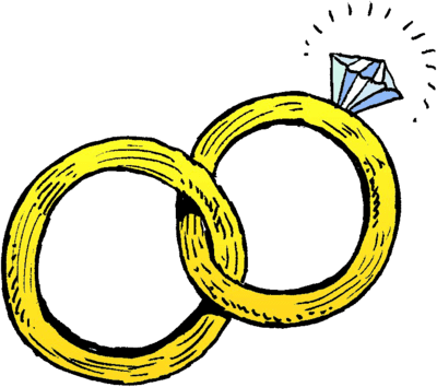 Image Joined Wedding Rings Christian Wedding Clip Art - Wedding Rings Clipart - Free Transparent PNG Clipart Images Download. - Transparent PNG Free Download | PNGio