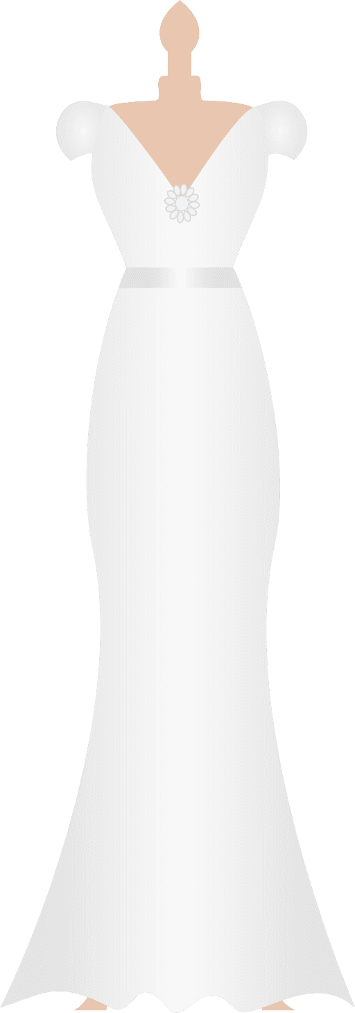 Wedding Dress Clipart Royalty Free Public Domain Clipart - Clip Art Of Wedding Dress - Free Transparent PNG Clipart Images Download. - Transparent PNG Free Download | PNGio
