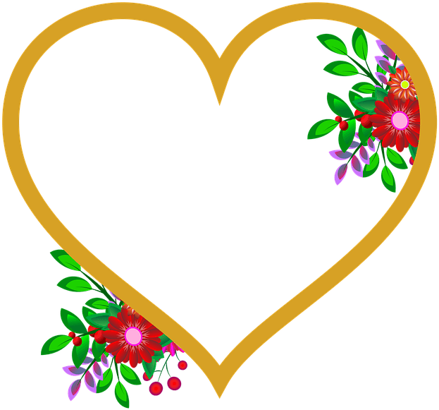 Photo Frame, Heart, Flowers, Wedding, Love, Happiness - Png Format Wedding Flowers Png - Free Transparent PNG Clipart Images Download. - Transparent PNG Free Download | PNGio