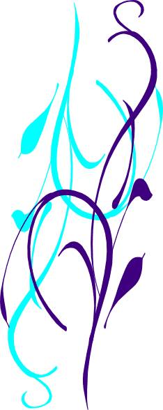 Corner Wedding Design - Blue And Purple Wedding Border Clip Art - Free Transparent PNG Clipart Images Download. - Transparent PNG Free Download | PNGio