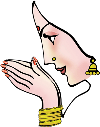 Namaskar Hand Clipart - Indian Wedding Clipart Png - Free Transparent PNG Clipart Images Download. - Transparent PNG Free Download | PNGio