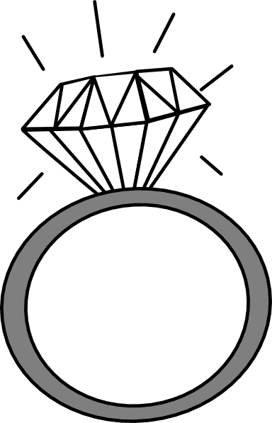 Free Ring Clipart Black And White Image 11178, Ring - Free Wedding Ring Clipart - Free Transparent PNG Clipart Images Download. - Transparent PNG Free Download | PNGio