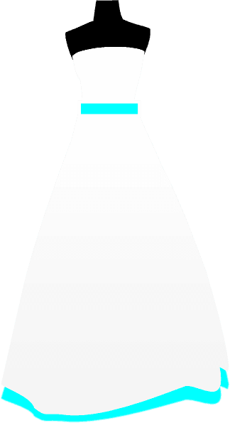 Simple Wedding Dress Cartoon - Free Transparent PNG Clipart Images Download. - Transparent PNG Free Download | PNGio