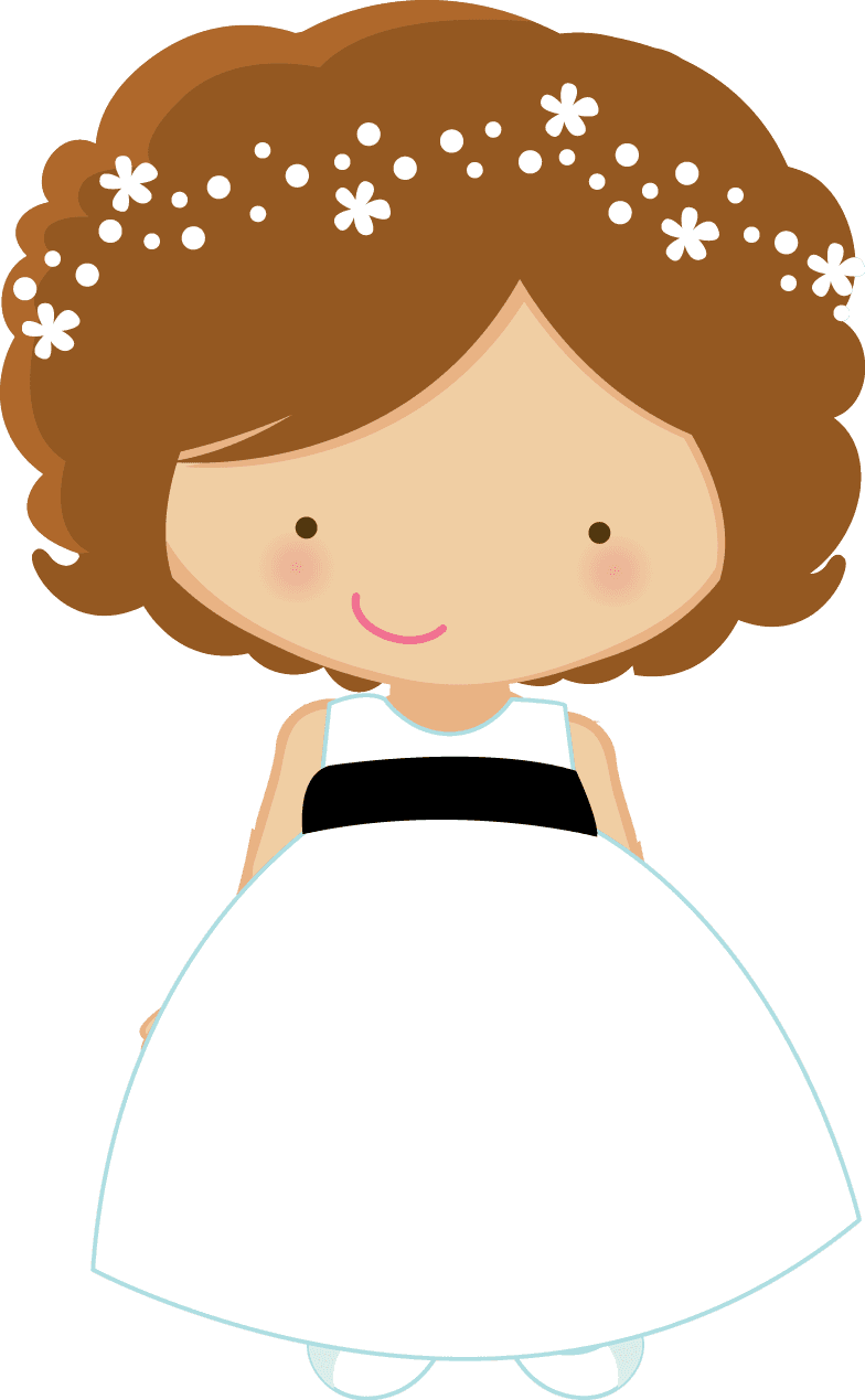 Flower Girl And Ring Bearer Clipart - Wedding Flower Girl Clipart - Free Transparent PNG Clipart Images Download. - Transparent PNG Free Download | PNGio
