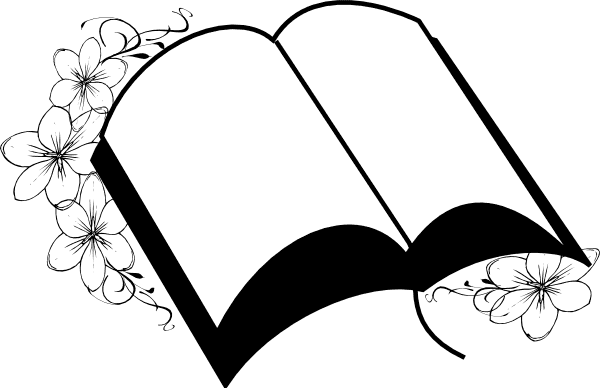 Bible With Flowers Wedding Clip Art - Wedding Clipart Black And White Hd - Free Transparent PNG Clipart Images Download. - Transparent PNG Free Download | PNGio