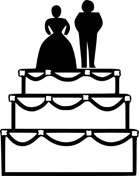 Wedding Cake Clip Art At Clker Com Vector Clip Art - Wedding Cake Clip Art - Free Transparent PNG Clipart Images Download. - Transparent PNG Free Download | PNGio