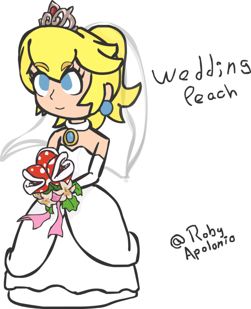 Mario Odyssey Wedding Peach By Robyapolonio - Wedding Peach - Free Transparent PNG Clipart Images Download. - Transparent PNG Free Download | PNGio
