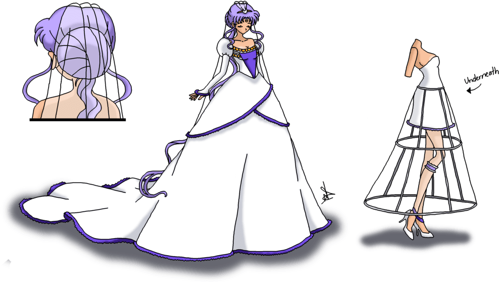 Kousagi's Wedding Dress By Nads6969 - Wedding Dress - Free Transparent PNG Clipart Images Download. - Transparent PNG Free Download | PNGio