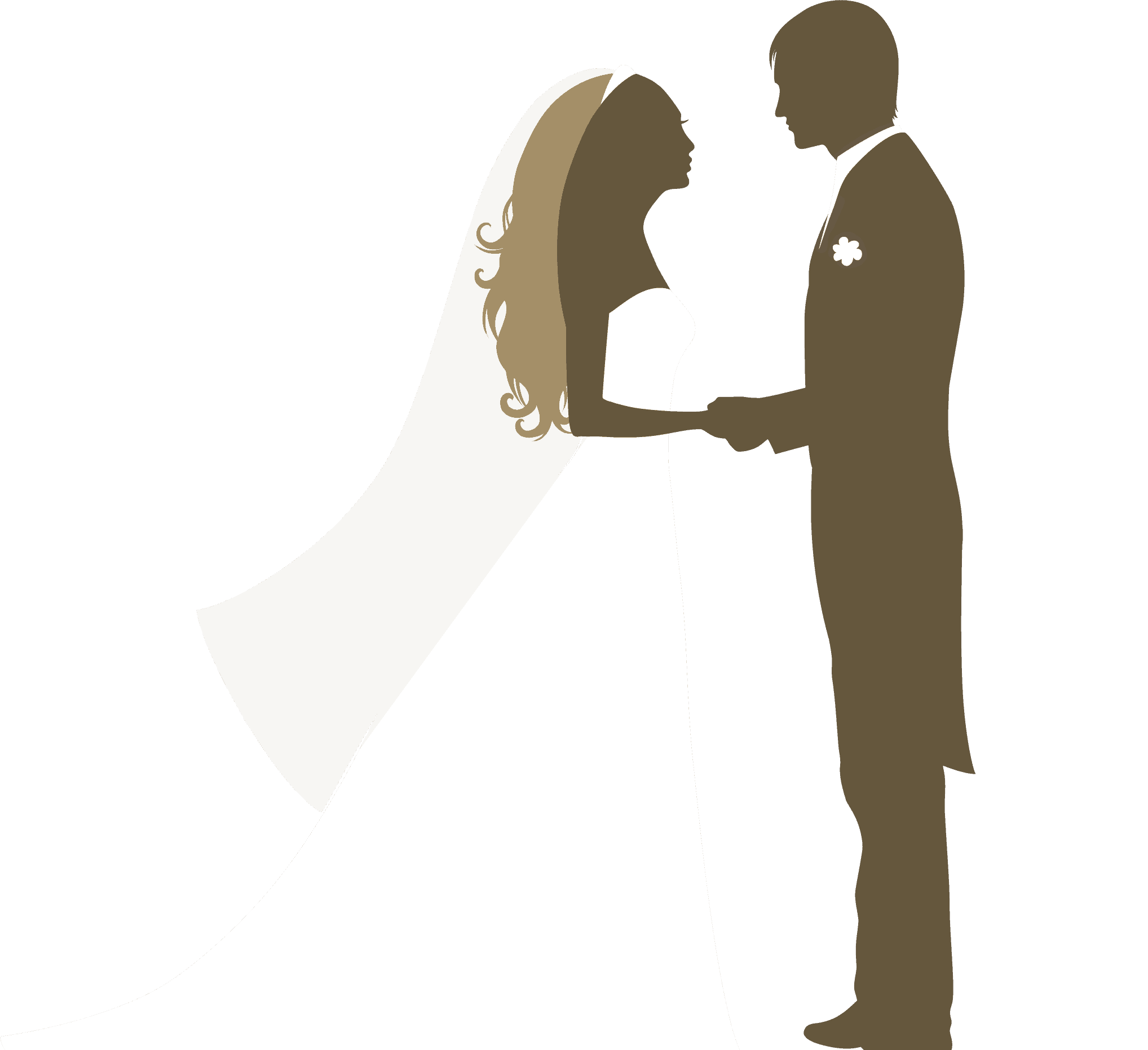 Wedding Anniversary, Brides, Cards, Weddings, Searching, - Silhouette Wedding Vector Png - Free Transparent PNG Clipart Images Download. - Transparent PNG Free Download | PNGio