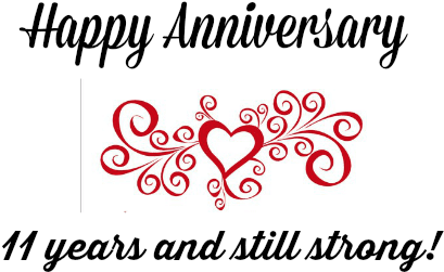 Cool 1 Month Marriage Anniversary Quotes Happy Anniversary - Happy 11th Wedding Anniversary - Free Transparent PNG Clipart Images Download. - Transparent PNG Free Download | PNGio