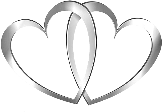 Real Heart Silver Ring Wedding Heart Clipart The Cliparts - Silver Wedding Hearts - Free Transparent PNG Clipart Images Download. - Transparent PNG Free Download | PNGio