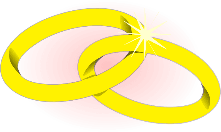 Wedding Rings Clip Art At Clker - Wedding Rings Clip Art - Free Transparent PNG Clipart Images Download. - Transparent PNG Free Download | PNGio