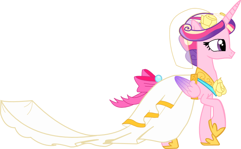 Princess Cadance In Wedding Dress By A01421 - My Little Pony Princess Cadence Wedding Dress - Free Transparent PNG Clipart Images Download. - Transparent PNG Free Download | PNGio