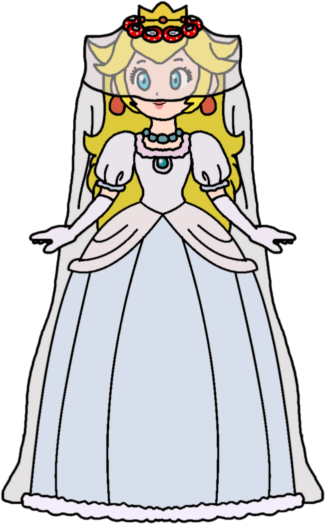 Peach - Wedding - Mario Comics Peach Wedding - Free Transparent PNG Clipart Images Download. - Transparent PNG Free Download | PNGio