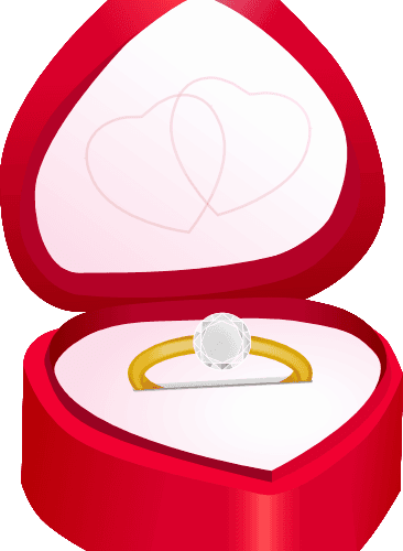 Engagement Ring Clipart Black And White Archives - Wedding Ring Box Clipart - Free Transparent PNG Clipart Images Download. - Transparent PNG Free Download | PNGio